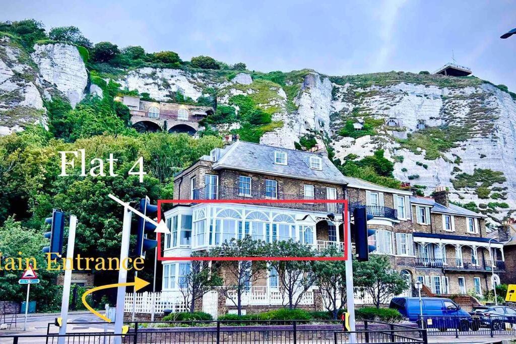Flat 4 Marine Parade House, 1 East Cliff- Next To Dover Port, White Cliffs, Beach, Castle Екстериор снимка